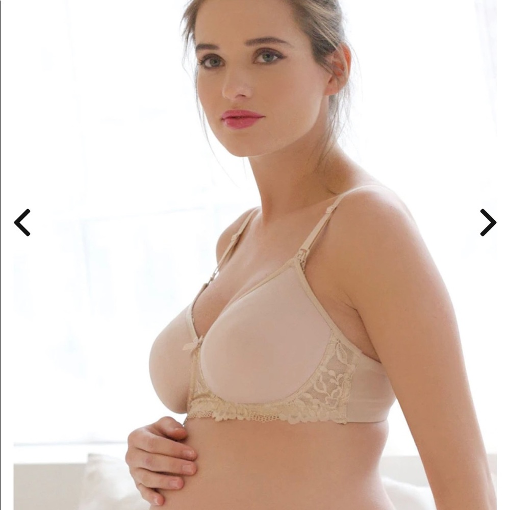 Belabumbum Serena spacer nursing bra with lace bordered cut out